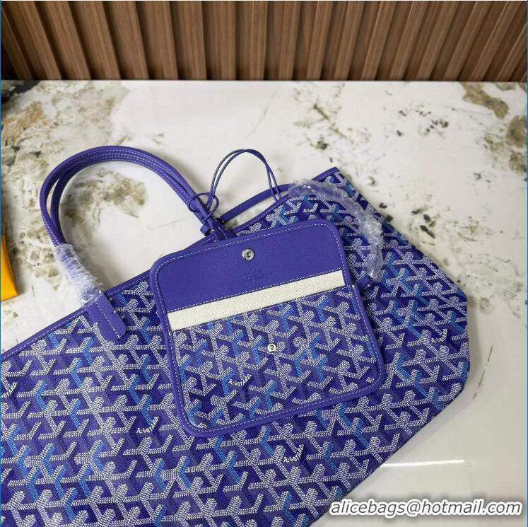 Best Product Goyard Limited Editions Saint Louis Tote Bag PM G8002 Multicolored Blueberry Purple 2026