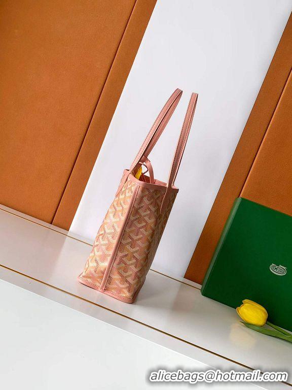 Grade Design Goyard Anjou Saint Louis Tote Bag Mini G8003 Multicolored Powder Pink 2026