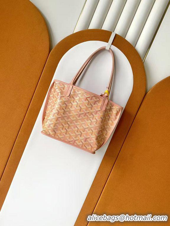 Grade Design Goyard Anjou Saint Louis Tote Bag Mini G8003 Multicolored Powder Pink 2026
