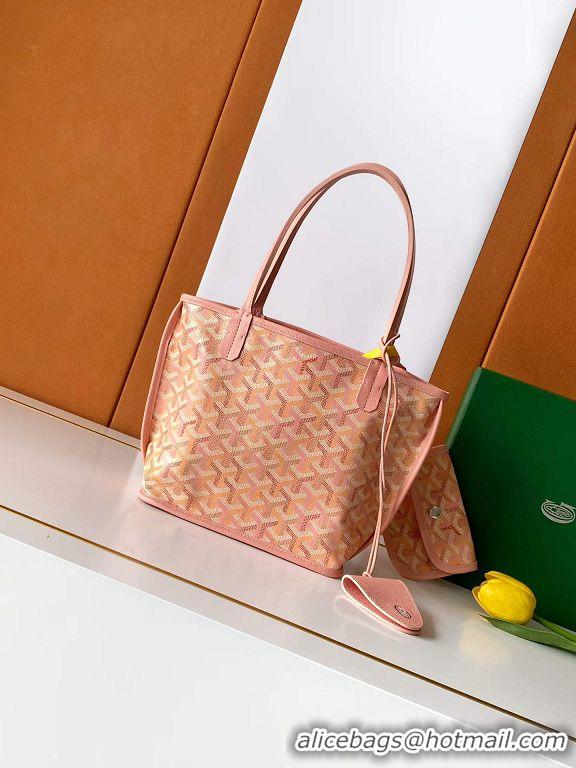 Grade Design Goyard Anjou Saint Louis Tote Bag Mini G8003 Multicolored Powder Pink 2026
