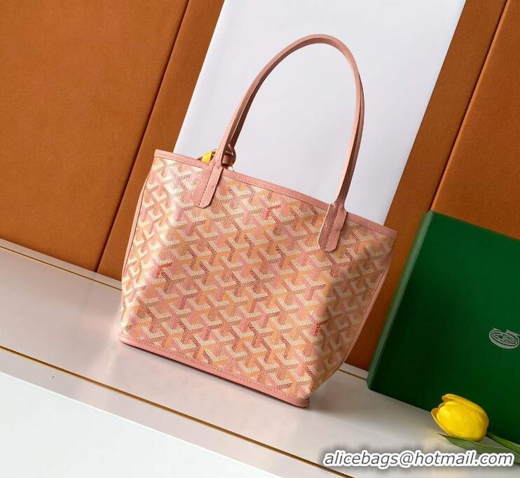 Grade Design Goyard Anjou Saint Louis Tote Bag Mini G8003 Multicolored Powder Pink 2026
