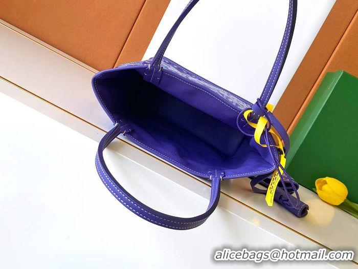 Best Quality Goyard Anjou Saint Louis Tote Bag Mini G8003 Multicolored Blueberry Purple 2026
