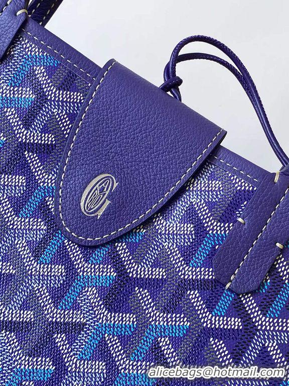 Best Quality Goyard Anjou Saint Louis Tote Bag Mini G8003 Multicolored Blueberry Purple 2026
