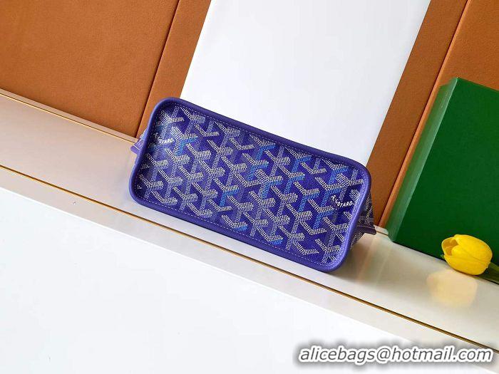 Best Quality Goyard Anjou Saint Louis Tote Bag Mini G8003 Multicolored Blueberry Purple 2026