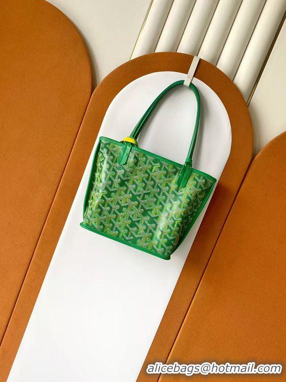 Well Crafted Goyard Anjou Saint Louis Tote Bag Mini G8003 Multicolored Meadow Green 2026