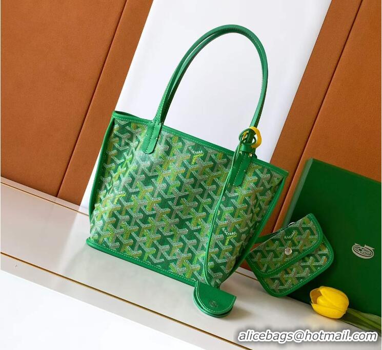 Well Crafted Goyard Anjou Saint Louis Tote Bag Mini G8003 Multicolored Meadow Green 2026