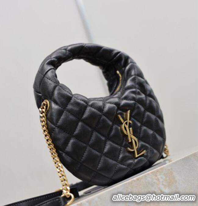 Big Discount Saint Laurent ICARINO mini bag in quilted nappa leather 871329 Black 2026