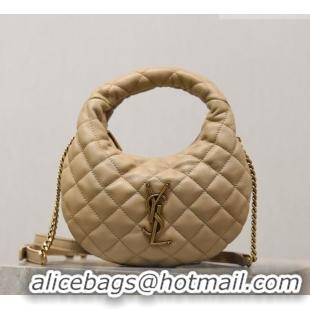 Super Quality Saint Laurent ICARINO mini bag in quilted nappa leather 871329 Beige 2026