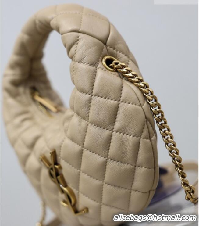 Super Quality Saint Laurent ICARINO mini bag in quilted nappa leather 871329 Beige 2026