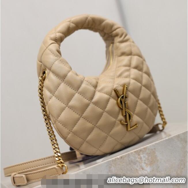 Super Quality Saint Laurent ICARINO mini bag in quilted nappa leather 871329 Beige 2026