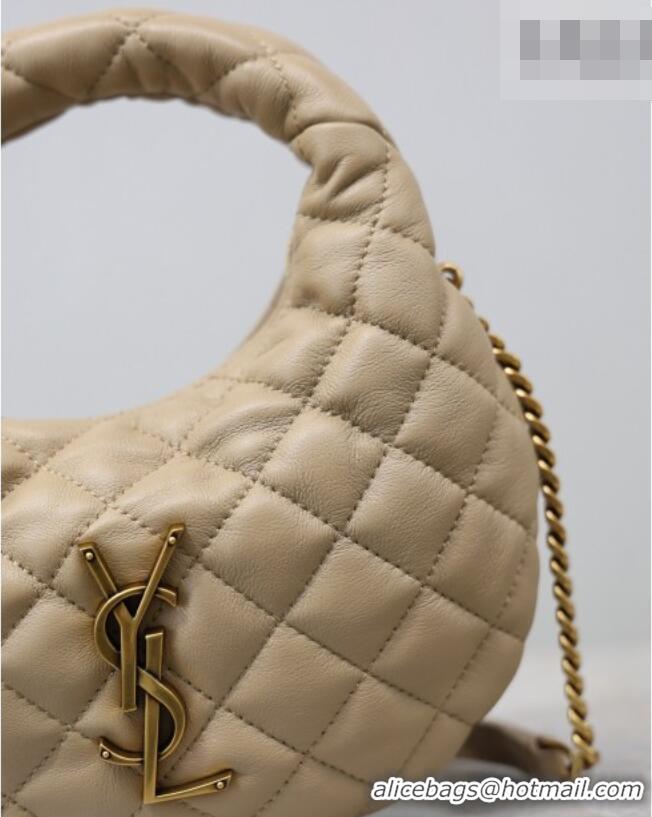 Super Quality Saint Laurent ICARINO mini bag in quilted nappa leather 871329 Beige 2026