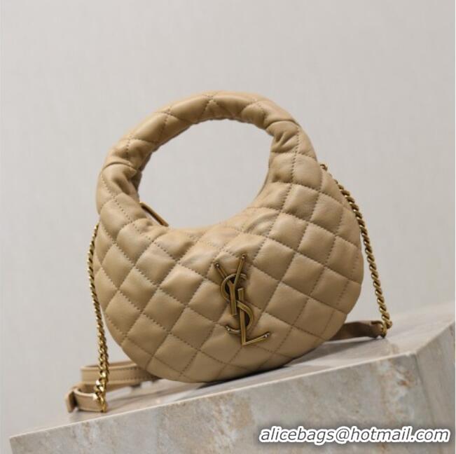 Super Quality Saint Laurent ICARINO mini bag in quilted nappa leather 871329 Beige 2026