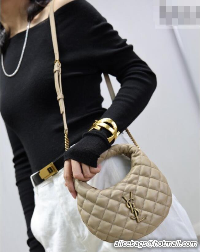 Super Quality Saint Laurent ICARINO mini bag in quilted nappa leather 871329 Beige 2026