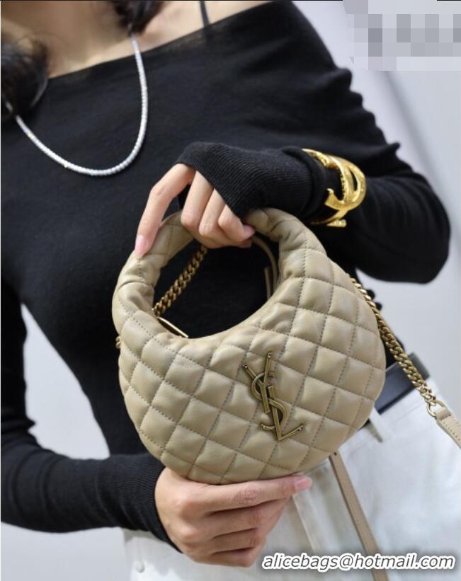 Super Quality Saint Laurent ICARINO mini bag in quilted nappa leather 871329 Beige 2026