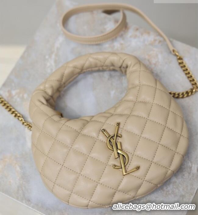 Super Quality Saint Laurent ICARINO mini bag in quilted nappa leather 871329 Beige 2026