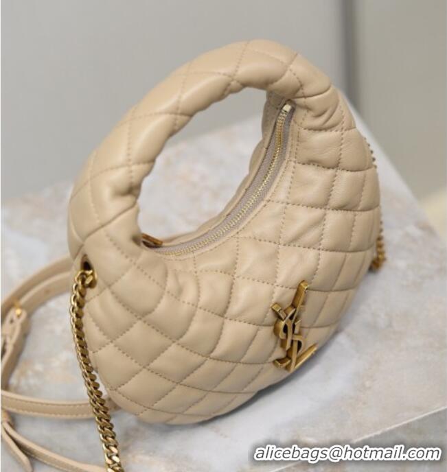 Super Quality Saint Laurent ICARINO mini bag in quilted nappa leather 871329 Beige 2026