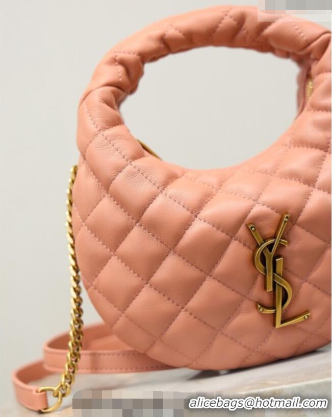 Reasonable Price  Saint Laurent ICARINO mini bag in quilted nappa leather 871329 Hortensia Pink 2026