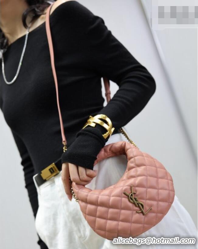 Reasonable Price  Saint Laurent ICARINO mini bag in quilted nappa leather 871329 Hortensia Pink 2026