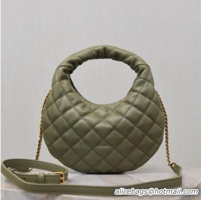 New Design Saint Laurent ICARINO mini bag in quilted nappa leather 871329 Moss Green 2026