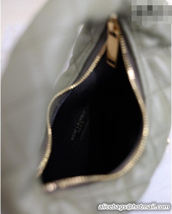 New Design Saint Laurent ICARINO mini bag in quilted nappa leather 871329 Moss Green 2026