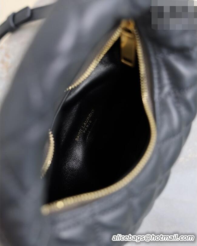 Best Quality Saint Laurent ICARINO mini bag in quilted nappa leather 871329 Grey 2026