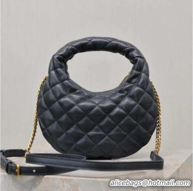 Best Quality Saint Laurent ICARINO mini bag in quilted nappa leather 871329 Grey 2026