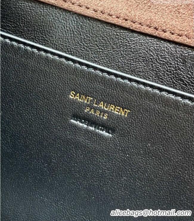 Grade Design Saint Laurent Cassander XXL Envelope Pouch On Chain in Suede 841702 Dark Brown 2026