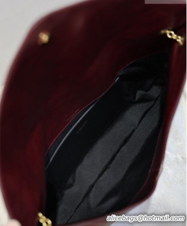 Low Price Saint Laurent Cassander XXL Envelope Pouch On Chain in Calfskin Leather 841702 Burgundy 2026