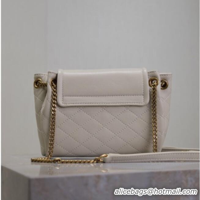 Luxury Discount Saint Laurent Monogram Mini Nolita in Lambskin Leather 672738 White 2026