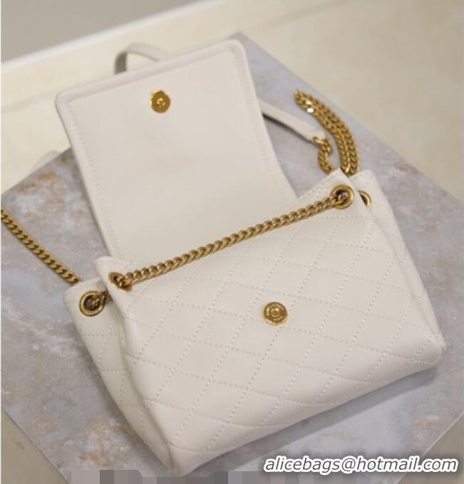 Luxury Discount Saint Laurent Monogram Mini Nolita in Lambskin Leather 672738 White 2026