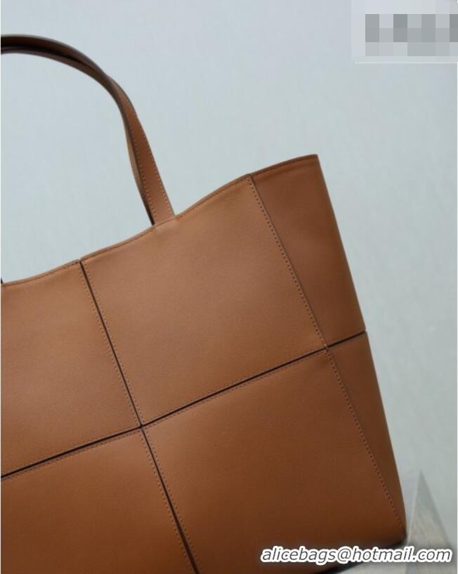 Luxury Cheap Saint Laurent Paris Small 4 Carre Tote Bag in Leather 863959 Toasted Brown 2026