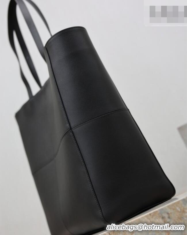 Top Design Saint Laurent Paris 4 Carre Tote Bag in Leather 862368 Black 2026