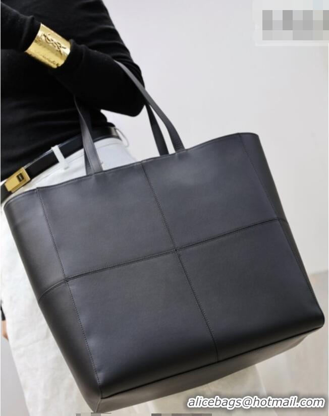 Top Design Saint Laurent Paris 4 Carre Tote Bag in Leather 862368 Black 2026