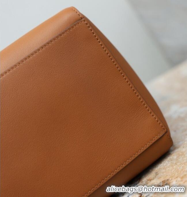 Unique Discount Saint Laurent Paris 4 Carre Tote Bag in Leather 862368 Toasted Brown 2026