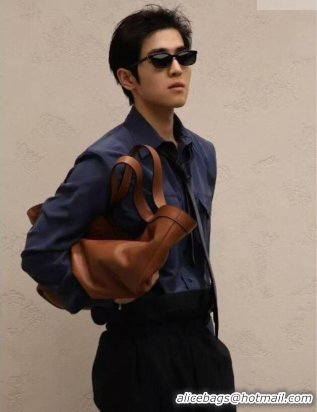 Well Crafted Saint Laurent Y small tote bag in leather 835274 Brown 2026