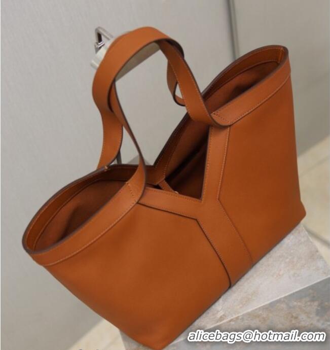 Well Crafted Saint Laurent Y small tote bag in leather 835274 Brown 2026