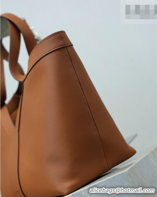 Well Crafted Saint Laurent Y small tote bag in leather 835274 Brown 2026