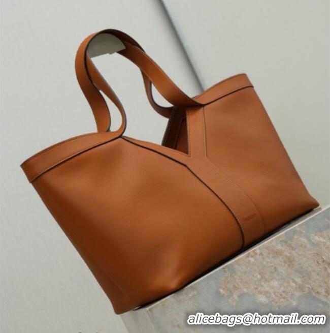 Well Crafted Saint Laurent Y small tote bag in leather 835274 Brown 2026