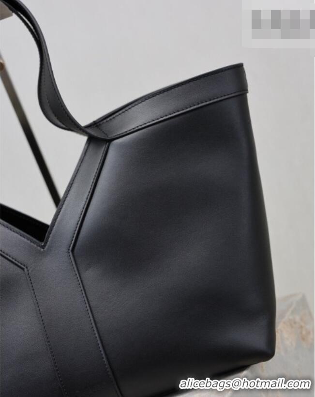 Top Quality Saint Laurent Y small tote bag in leather 835274 Black 2026