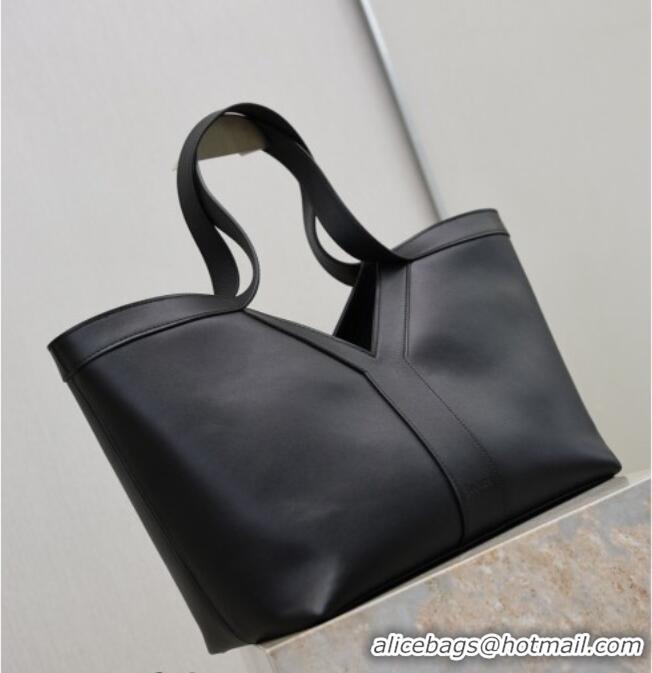 Top Quality Saint Laurent Y small tote bag in leather 835274 Black 2026