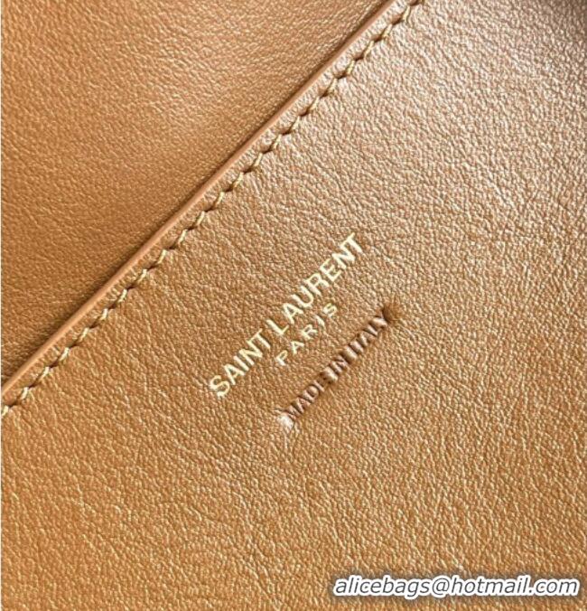 Grade Design Saint Laurent LE 5 À 7 Baby Bea Tote Bag in Suede 872469 Caramel Cognac 2026