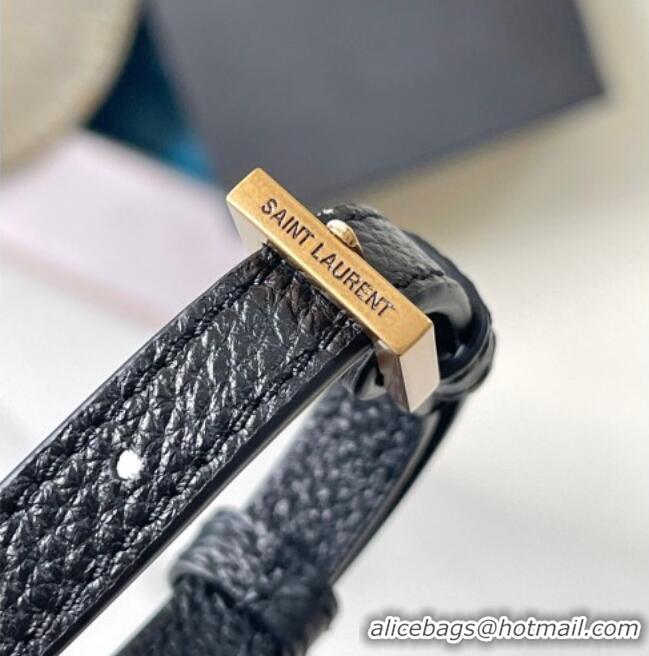 Best Product Saint Laurent LE 5 À 7 Baby Bea Tote Bag in Grained Leather 872469 Black 2026