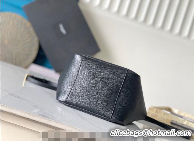 Best Product Saint Laurent LE 5 À 7 Baby Bea Tote Bag in Grained Leather 872469 Black 2026