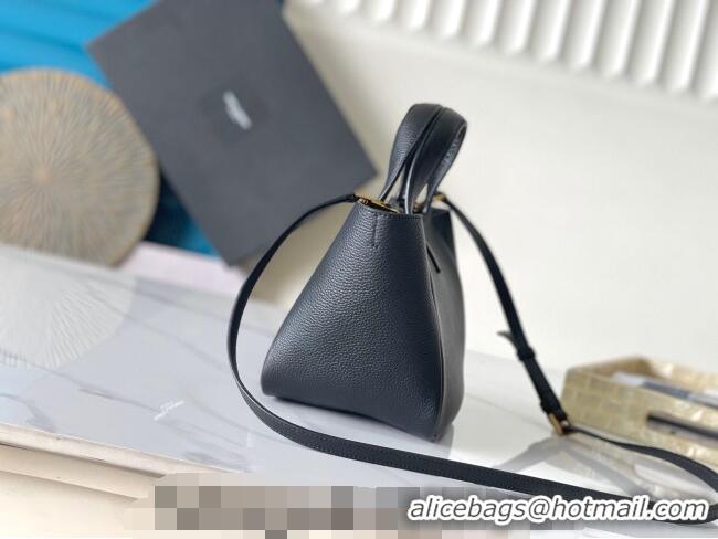 Best Product Saint Laurent LE 5 À 7 Baby Bea Tote Bag in Grained Leather 872469 Black 2026