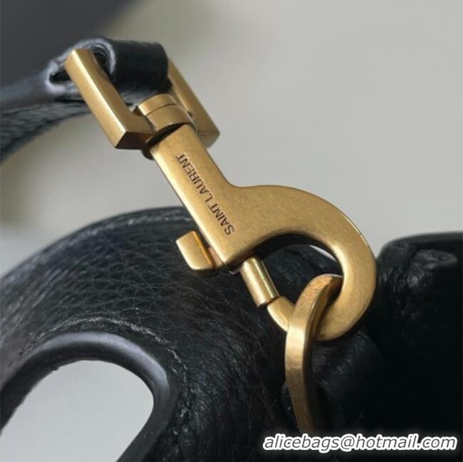 Best Product Saint Laurent LE 5 À 7 Baby Bea Tote Bag in Grained Leather 872469 Black 2026