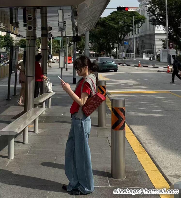 Grade Design Goyard Bonbonnière Shoulder Bag 020223 Red 2026