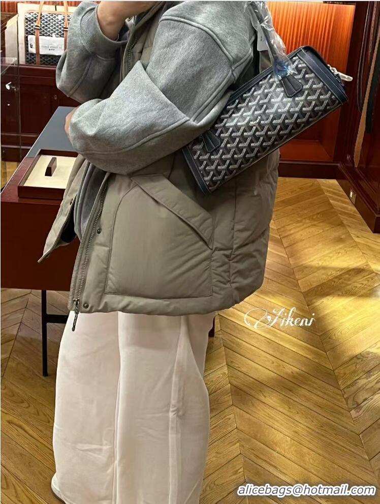 Luxury Cheap Goyard Bonbonnière Shoulder Bag 020223 Navy Blue 2026