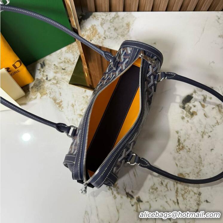Luxury Cheap Goyard Bonbonnière Shoulder Bag 020223 Navy Blue 2026