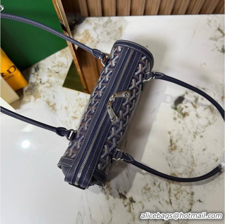 Luxury Cheap Goyard Bonbonnière Shoulder Bag 020223 Navy Blue 2026