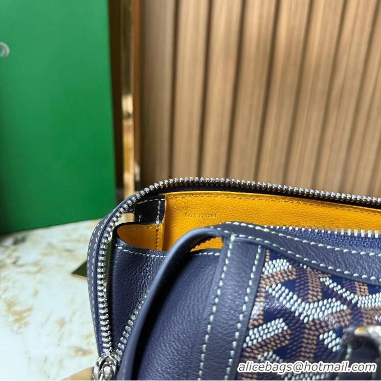 Luxury Cheap Goyard Bonbonnière Shoulder Bag 020223 Navy Blue 2026